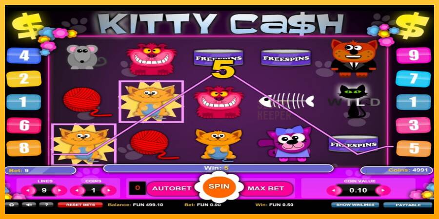 Kitty Cash machine à sous pour de largent, image 3