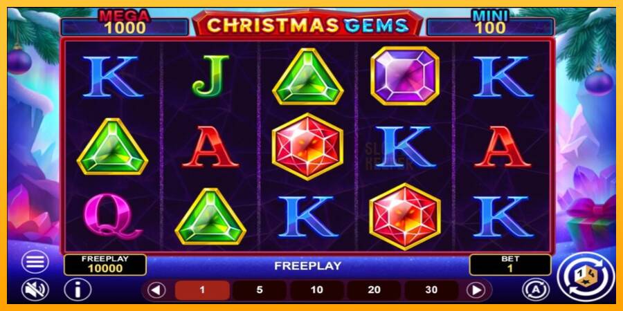 Christmas Gems Hold & Win machine à sous pour de largent, image 2