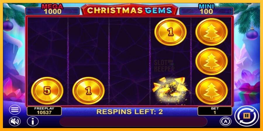 Christmas Gems Hold & Win machine à sous pour de largent, image 5