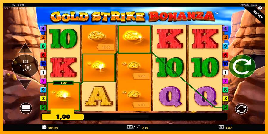 Gold Strike Bonanza machine à sous pour de largent, image 3