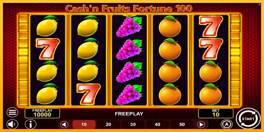 Cashn Fruits Fortune 100 machine à sous pour de largent, image 1