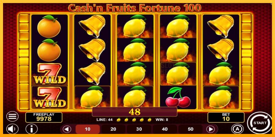 Cashn Fruits Fortune 100 machine à sous pour de largent, image 2