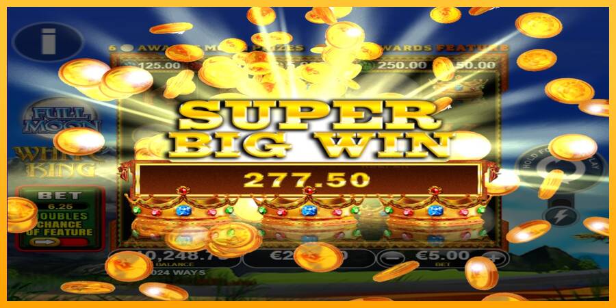 Full Moon: White King PowerPlay Jackpot machine à sous pour de largent, image 5