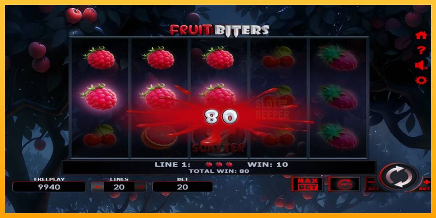 Fruit Biters machine à sous pour de largent, image 2