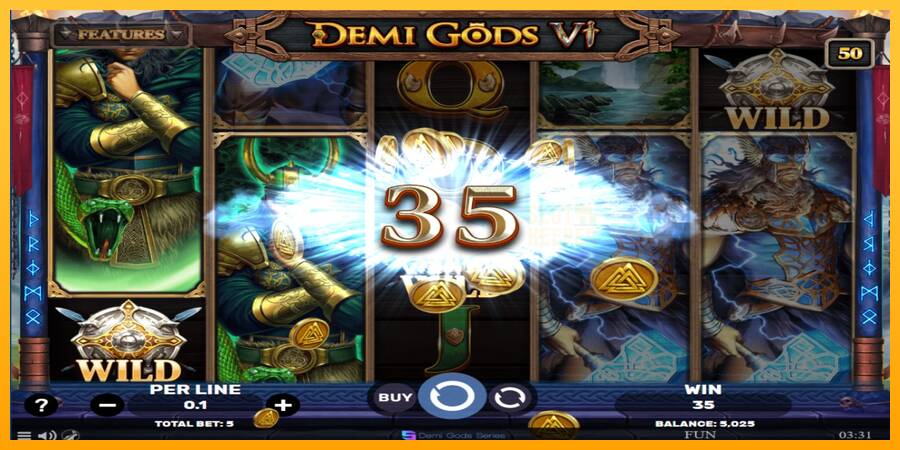 Demi Gods 6 machine à sous pour de largent, image 3