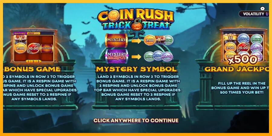 Coin Rush: Trick o Treat machine à sous pour de largent, image 1