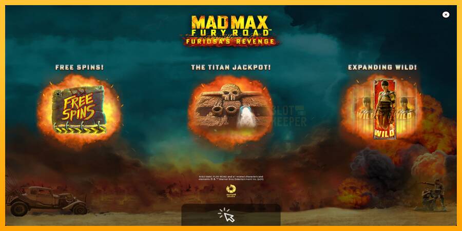 Mad Max: Fury Road - Furiosas Revenge machine à sous pour de largent, image 1