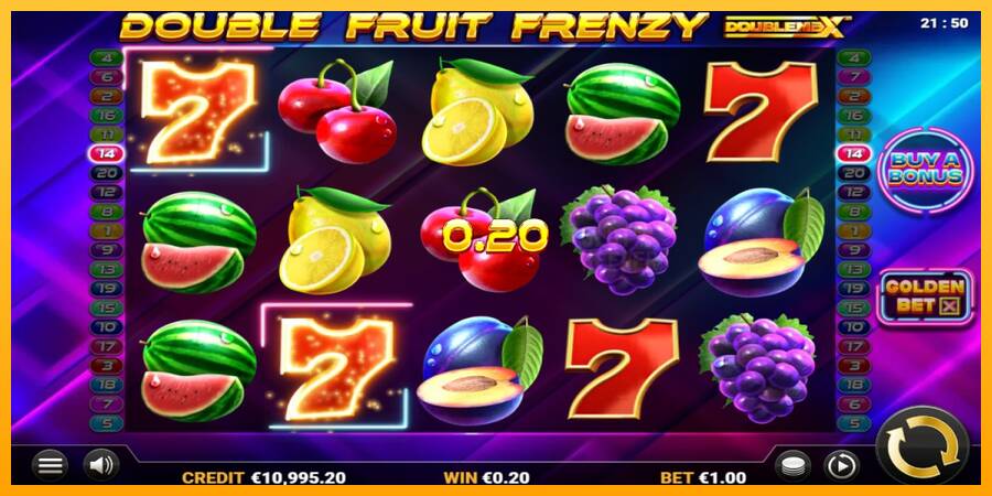 Double Fruit Frenzy DoubleMax machine à sous pour de largent, image 2