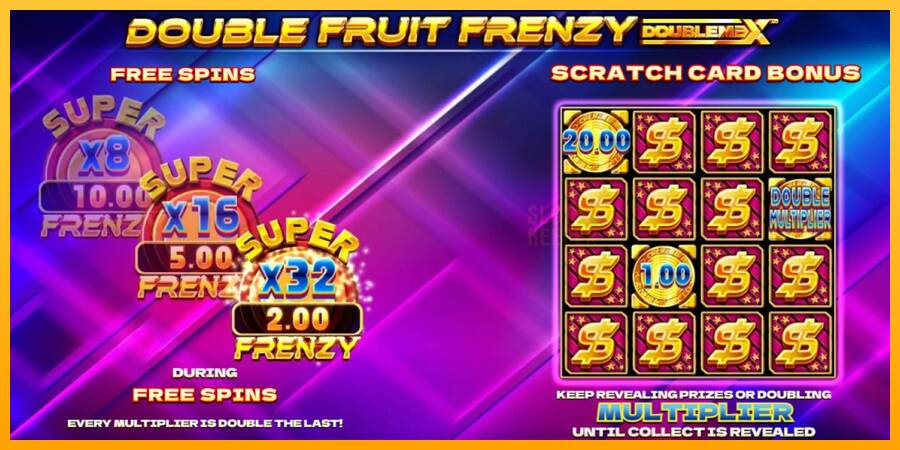 Double Fruit Frenzy DoubleMax machine à sous pour de largent, image 3