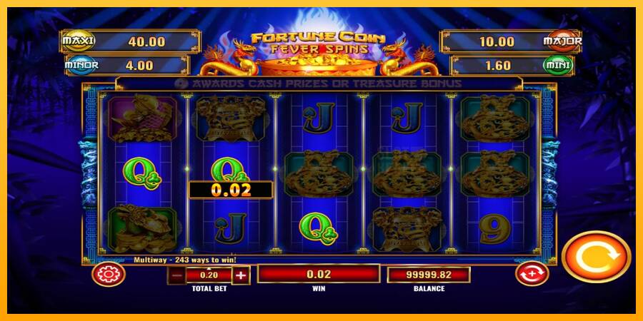 Fortune Coin Fever Spins machine à sous pour de largent, image 2