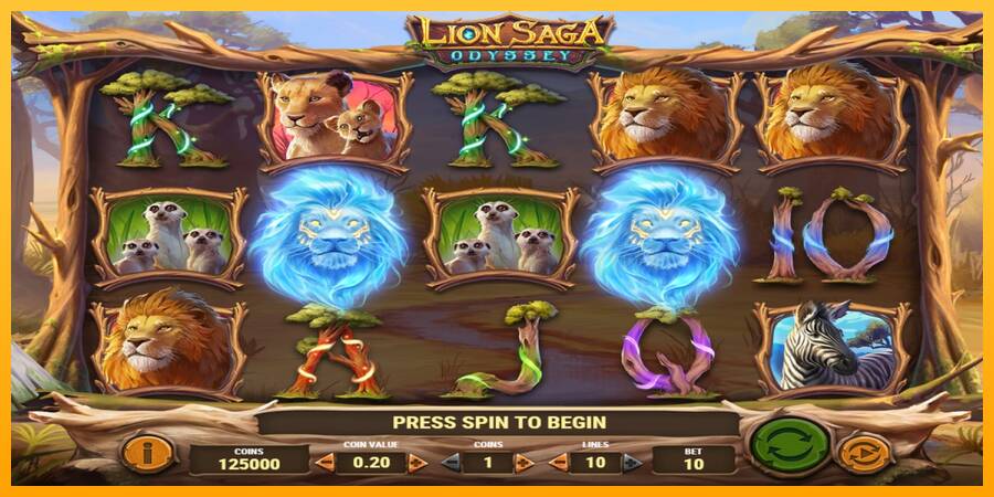 Lion Saga Odyssey machine à sous pour de largent, image 1