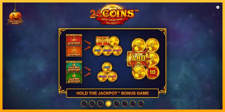 24 Coins Halloween Jackpots machine à sous pour de largent, image 1