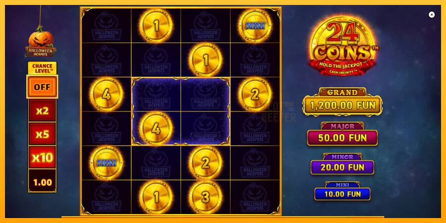 24 Coins Halloween Jackpots machine à sous pour de largent, image 2