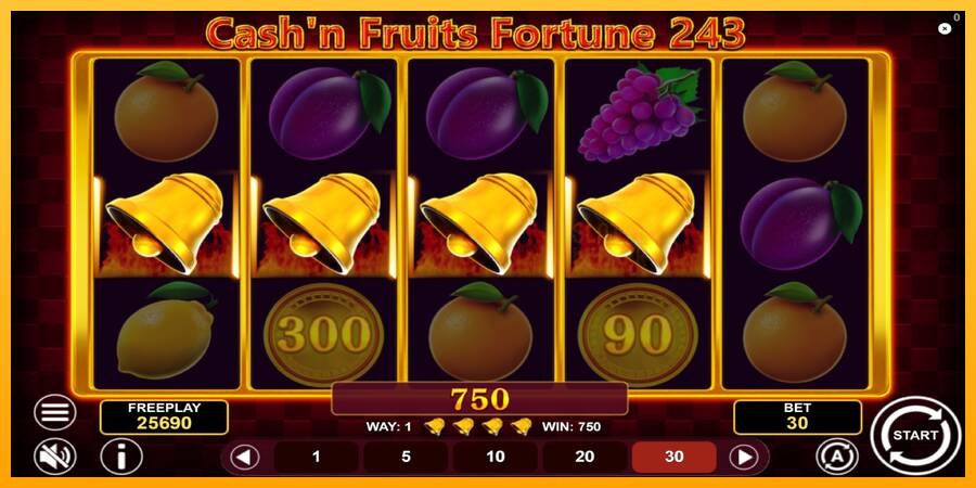 Cashn Fruits Fortune 243 machine à sous pour de largent, image 5