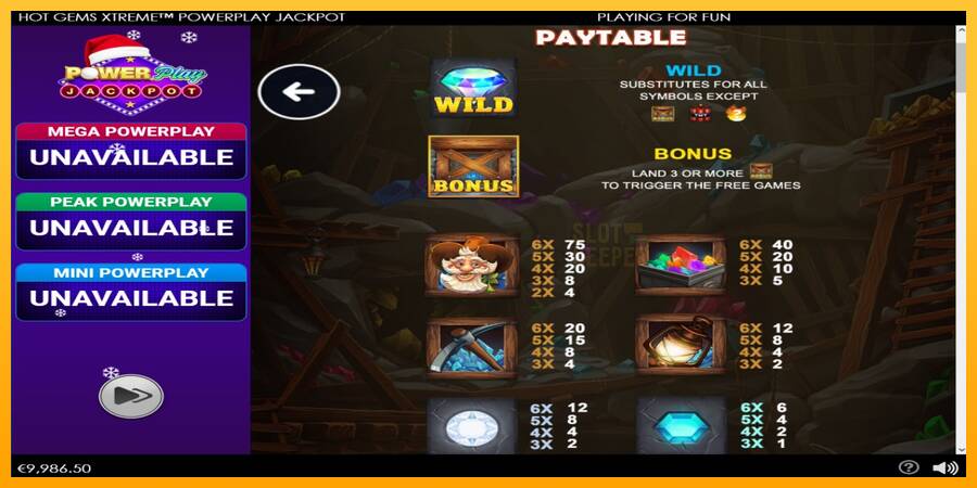 Hot Gems Xtreme PowerPlay Jackpot machine à sous pour de largent, image 4