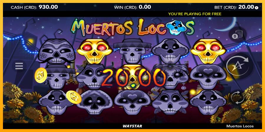 Muertos Locos machine à sous pour de largent, image 2