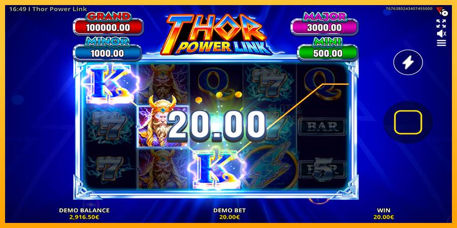 Thor Power Link machine à sous pour de largent, image 3