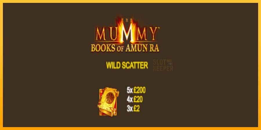 The Mummy Books of Amun Ra machine à sous pour de largent, image 5