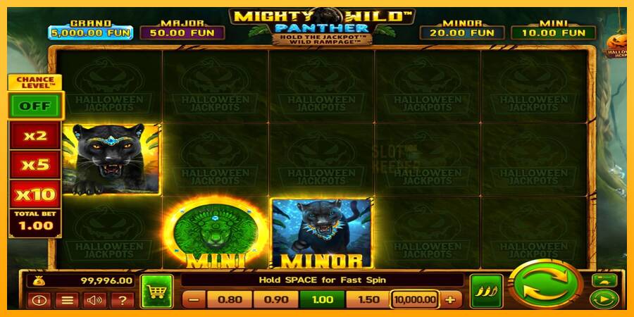 Mighty Wild: Panther Grand Diamond Edition Halloween Jackpots machine à sous pour de largent, image 2