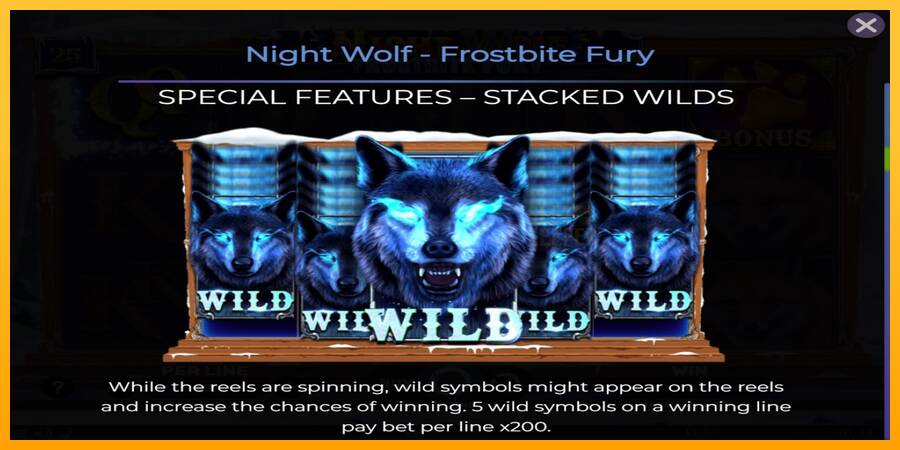 Night Wolf - Frostbite Fury machine à sous pour de largent, image 6