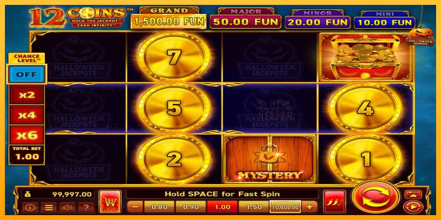 12 Coins Grand Gold Edition Halloween Jackpots machine à sous pour de largent, image 2