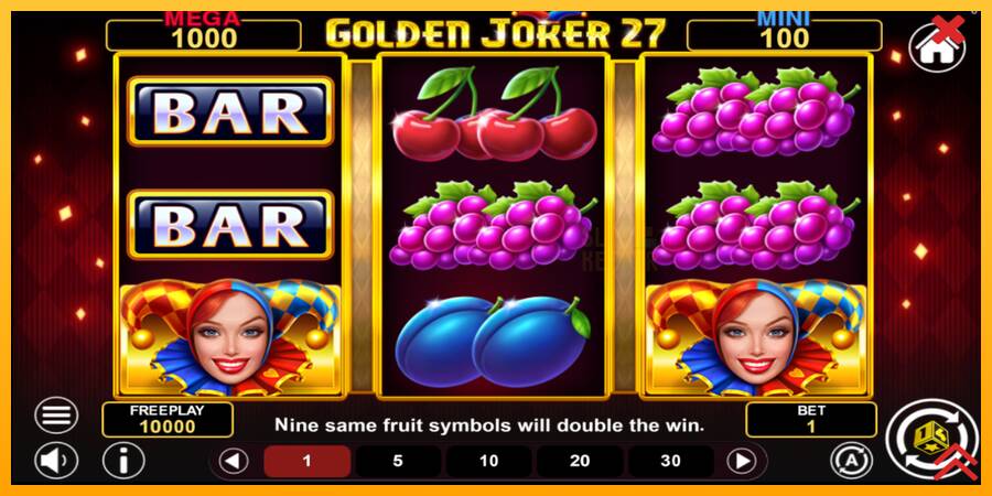 Golden Joker 27 Hold & Win machine à sous pour de largent, image 2