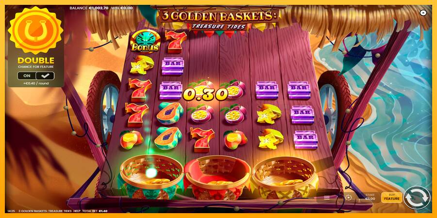 3 Golden Baskets: Treasure Tides machine à sous pour de largent, image 3