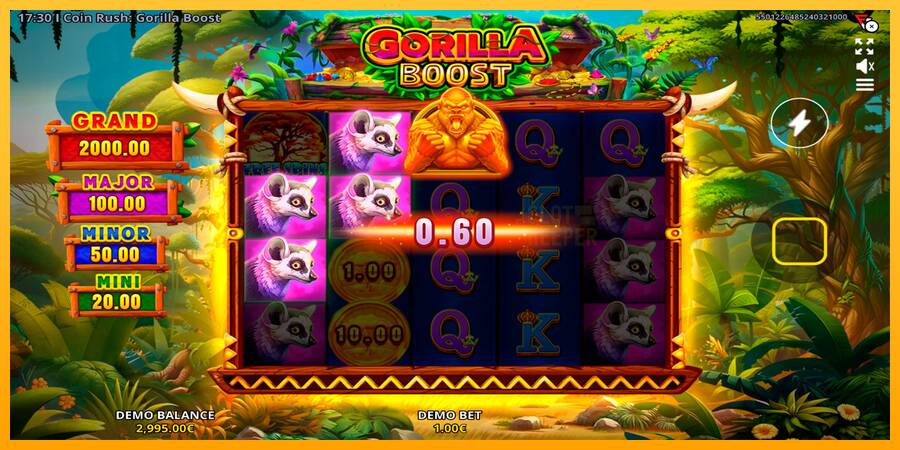 Coin Rush: Gorilla Boost machine à sous pour de largent, image 2