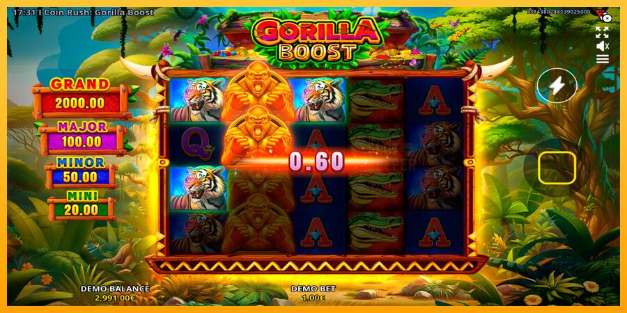 Coin Rush: Gorilla Boost machine à sous pour de largent, image 3