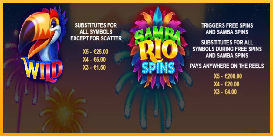 Samba Rio Spins machine à sous pour de largent, image 4