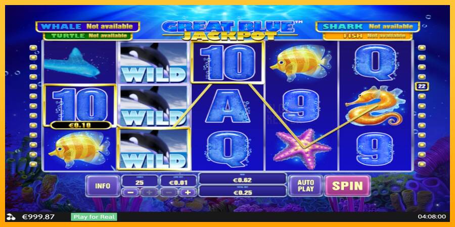 Great Blue Jackpot machine à sous pour de largent, image 3