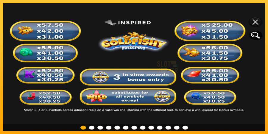 Gold Fishy Free Spins machine à sous pour de largent, image 4