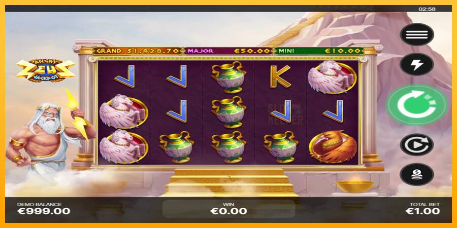 Angry Zeus Jackpot machine à sous pour de largent, image 2