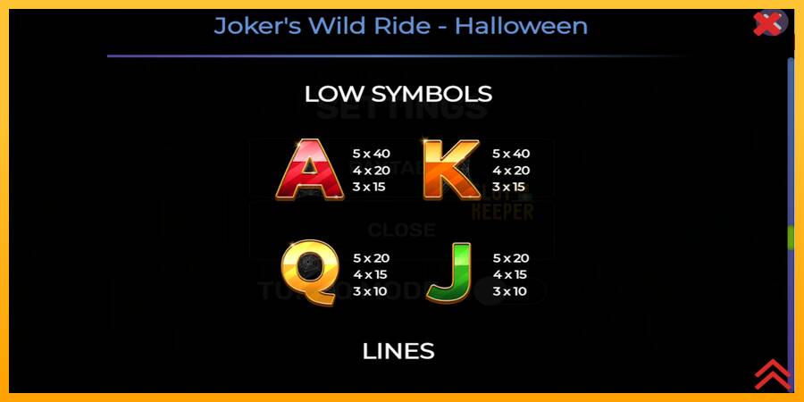 Jokers Wild Ride Halloween machine à sous pour de largent, image 6