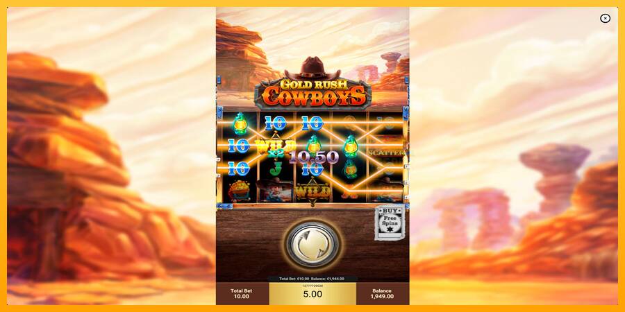 Gold Rush Cowboys machine à sous pour de largent, image 5