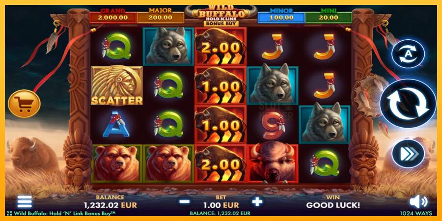 Wild Buffalo Hold N Link Bonus Buy machine à sous pour de largent, image 2