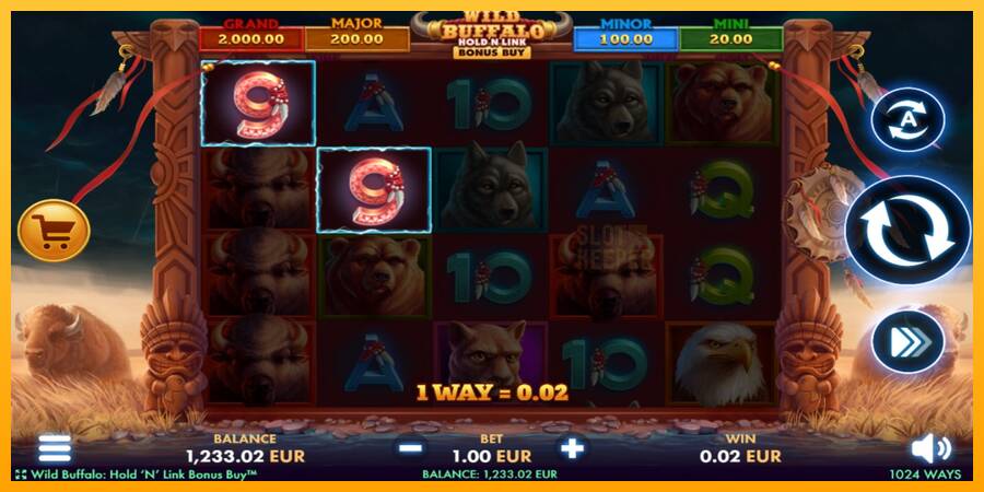 Wild Buffalo Hold N Link Bonus Buy machine à sous pour de largent, image 3