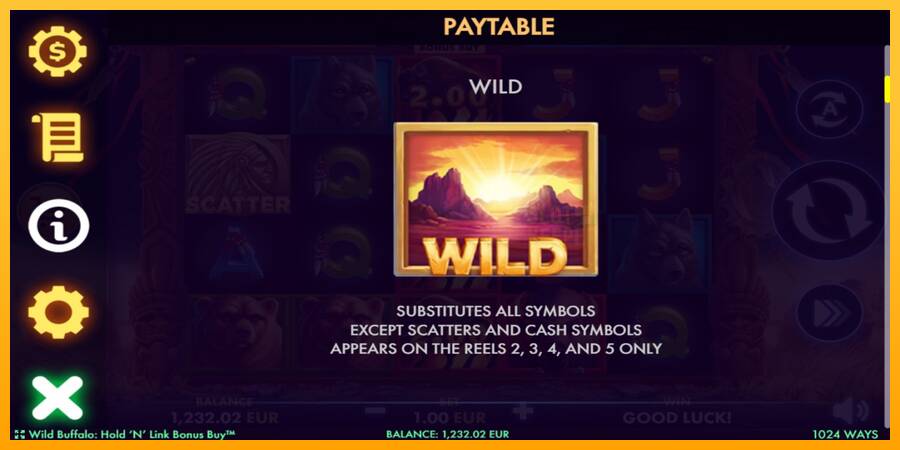 Wild Buffalo Hold N Link Bonus Buy machine à sous pour de largent, image 5