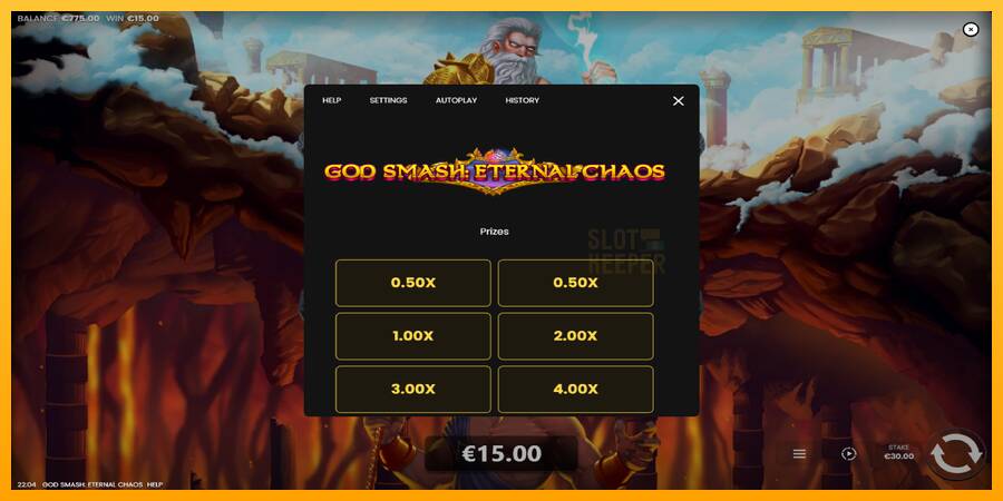 God Smash: Eternal Chaos machine à sous pour de largent, image 5