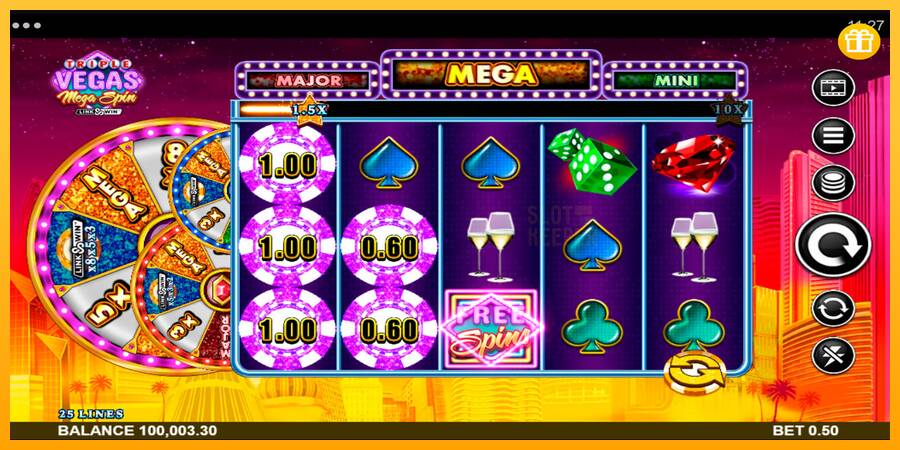 Triple Vegas Mega Spin machine à sous pour de largent, image 3