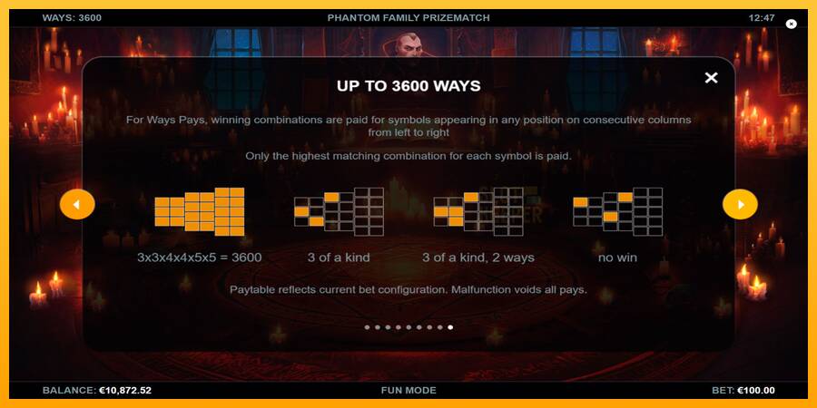 Phantom Family PrizeMatch machine à sous pour de largent, image 7