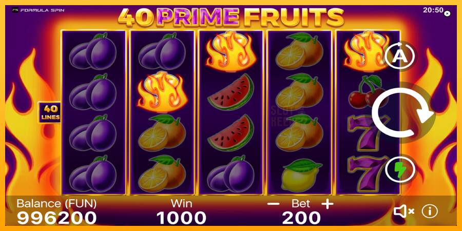 40 Prime Fruits machine à sous pour de largent, image 3