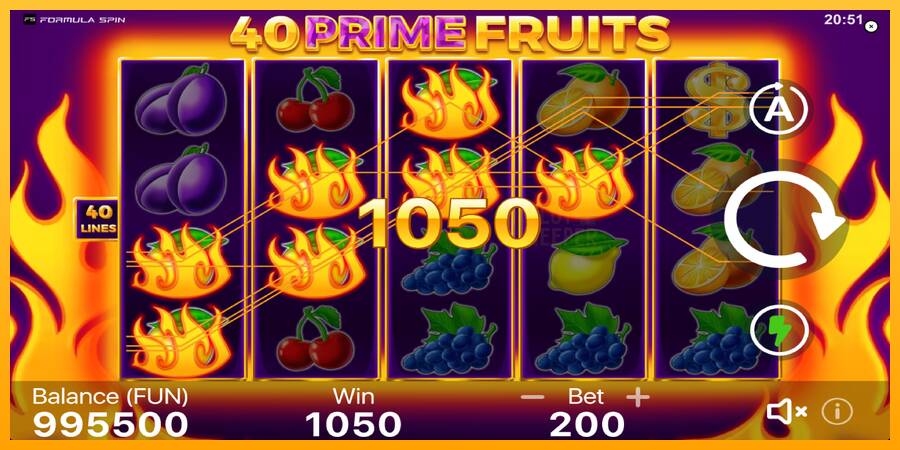 40 Prime Fruits machine à sous pour de largent, image 4