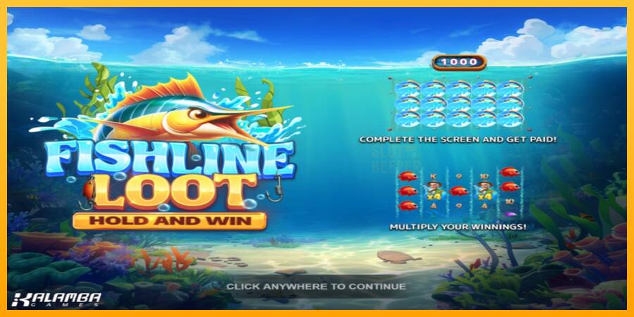 Fishline Loot Hold and Win machine à sous pour de largent, image 1