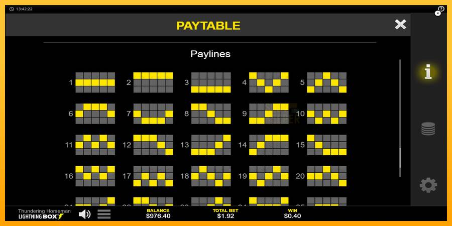 Thundering Horseman machine à sous pour de largent, image 6