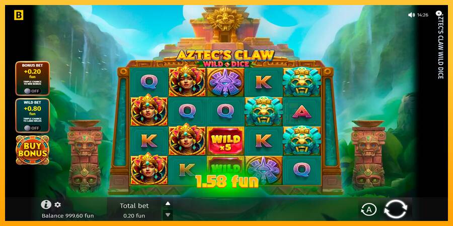 Aztecs Claw Wild Dice machine à sous pour de largent, image 2