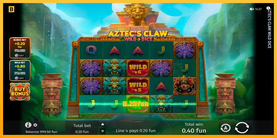 Aztecs Claw Wild Dice machine à sous pour de largent, image 6