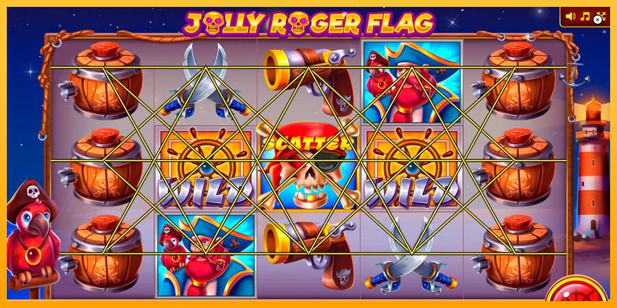 Jolly Roger Flag machine à sous pour de largent, image 1