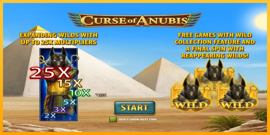 Curse of Anubis machine à sous pour de largent, image 1