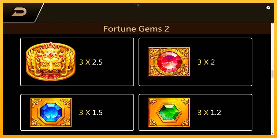 Fortune Gems 2 machine à sous pour de largent, image 6